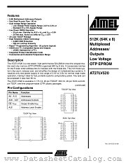 AT27LV520-90TC datasheet pdf Atmel