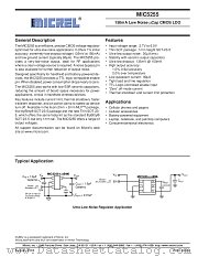 MIC5255-2.7BD5 datasheet pdf Micrel Semiconductor