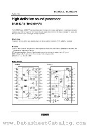 BA3880AFS datasheet pdf ROHM