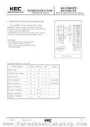 KIA78R12PI datasheet pdf Korea Electronics (KEC)