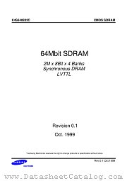 K4S640832C datasheet pdf Samsung Electronic