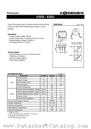 K5621 datasheet pdf Kodenshi Corp