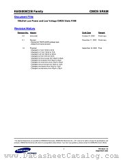 K6X8008C2B datasheet pdf Samsung Electronic