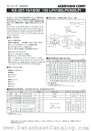 KE-207-30 datasheet pdf Kodenshi Corp