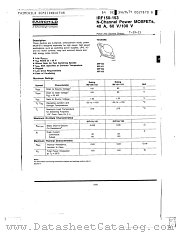 IRF150-153 datasheet pdf Fairchild Semiconductor