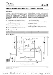 U6433B datasheet pdf TEMIC