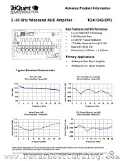 TGA1342 datasheet pdf TriQuint Semiconductor