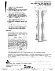 SN74ABT16601DGG datasheet pdf Texas Instruments