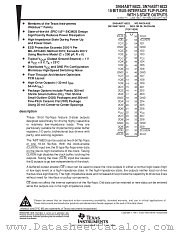 SN74ABT16823DGG datasheet pdf Texas Instruments