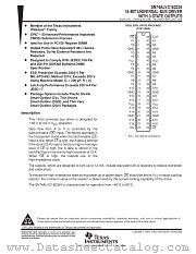 SN74ALVC162334DGG datasheet pdf Texas Instruments