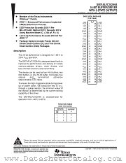 SN74ALVC16244ADGG datasheet pdf Texas Instruments