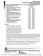 SN74ALVCH162374DGG datasheet pdf Texas Instruments