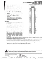 SN74ALVCH16820DGG datasheet pdf Texas Instruments