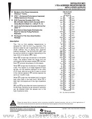 SN74ALVCH16831DBB datasheet pdf Texas Instruments