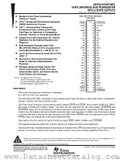 SN74ALVCHR16601DGG datasheet pdf Texas Instruments
