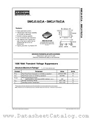SMCJ6.0(C)A datasheet pdf Fairchild Semiconductor