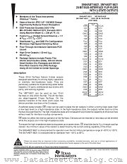 SN74ABT16821DGG datasheet pdf Texas Instruments
