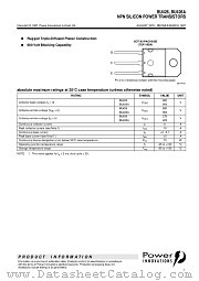 BU426A datasheet pdf Power Innovations