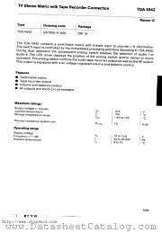 TDA4942 datasheet pdf Siemens