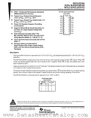 74LVC244 datasheet pdf Texas Instruments