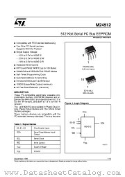 MM24512-WMJ6T datasheet pdf ST Microelectronics