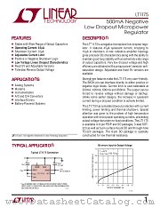 LT1175CS8 datasheet pdf Linear Technology