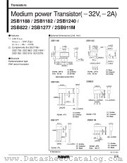 2SB1277 datasheet pdf ROHM