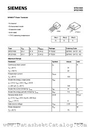 SPD31N05 datasheet pdf Siemens