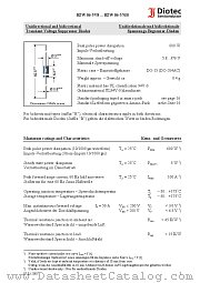 BZW06-273 datasheet pdf Diotec Elektronische