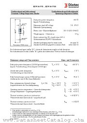 BZW04-171 datasheet pdf Diotec Elektronische