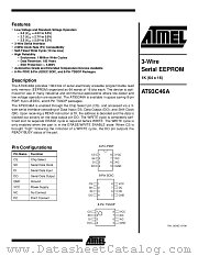 AT93C46A-10TI-2.7 datasheet pdf Atmel