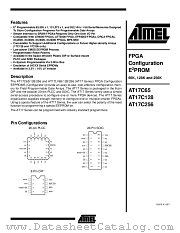 AT17C128-10PC datasheet pdf Atmel