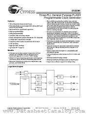 CY22381SC-RGL datasheet pdf Cypress