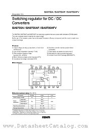 BA9700AFV datasheet pdf ROHM