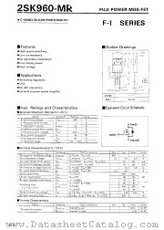 2SK960 datasheet pdf Fuji Electric