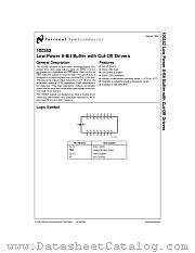 100352D datasheet pdf National Semiconductor