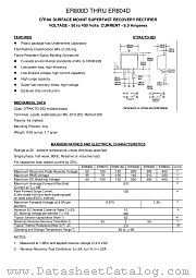 ER804D datasheet pdf TRSYS