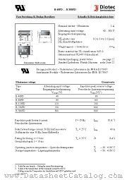 B250FD datasheet pdf Diotec Elektronische