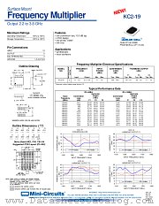 KC2-19 datasheet pdf Mini-Circuits