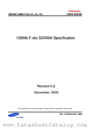 K4S280832F-TC75 datasheet pdf Samsung Electronic