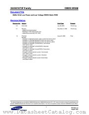 K6X4016T3F-TF85 datasheet pdf Samsung Electronic