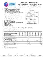 SB16100DC datasheet pdf TRSYS