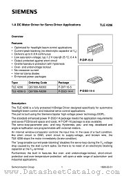 TLE4206 datasheet pdf Siemens