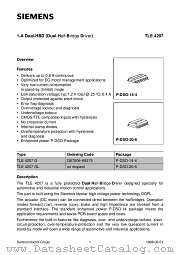 TLE4207G datasheet pdf Siemens