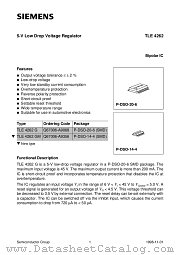 TLE4262GM datasheet pdf Siemens