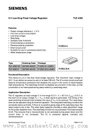 TLE4268 datasheet pdf Siemens