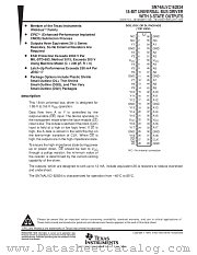 SN74ALVC162834DGV datasheet pdf Texas Instruments