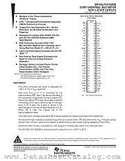 SN74ALVCH162836DGG datasheet pdf Texas Instruments