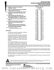 SN74ALVCH162841DGG datasheet pdf Texas Instruments