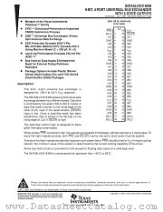 SN74ALVCH16409DGG datasheet pdf Texas Instruments